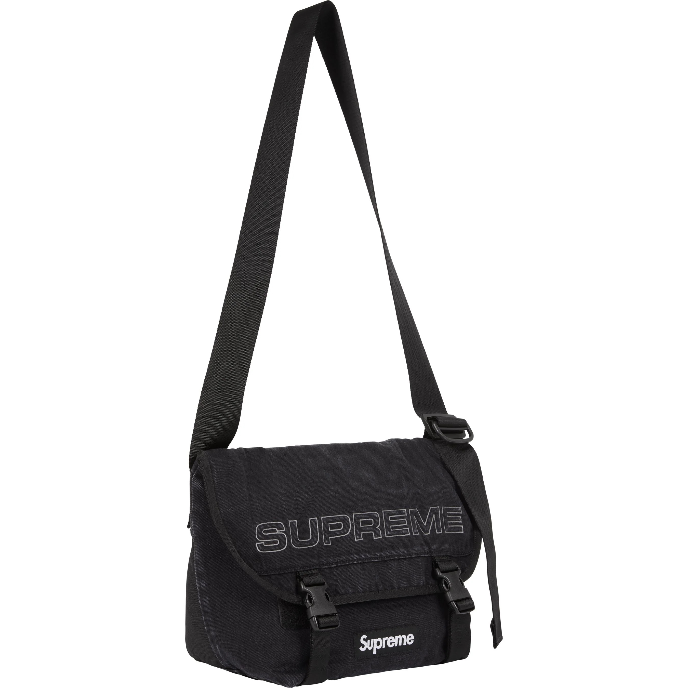 Denim Messenger Bag view 6